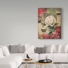 Trademark Fine Art Lisa Audit 'Rose and Butterfly 2' Canvas Art, 18x24 ALI24997-C1824GG